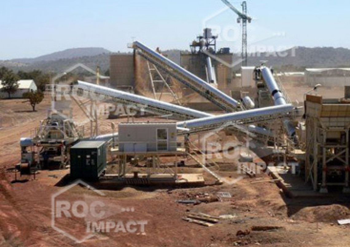 Crushing plant – Gold mine in Burkina Faso (Semafo Mana Gold Mining)