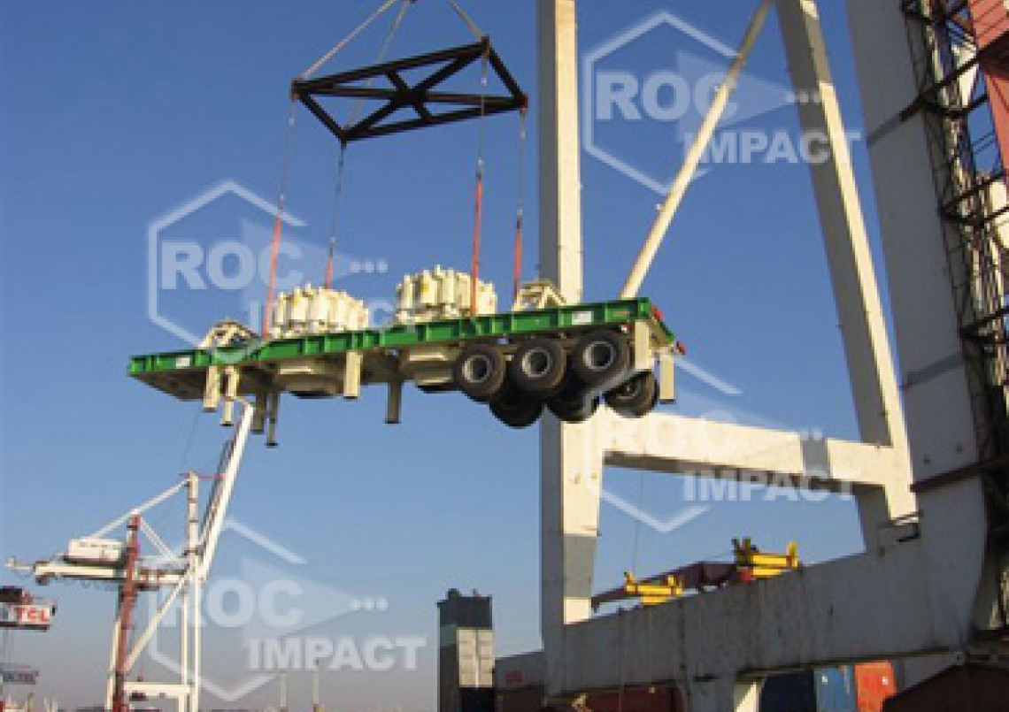 Crushing house at the gold mine in Algeria
