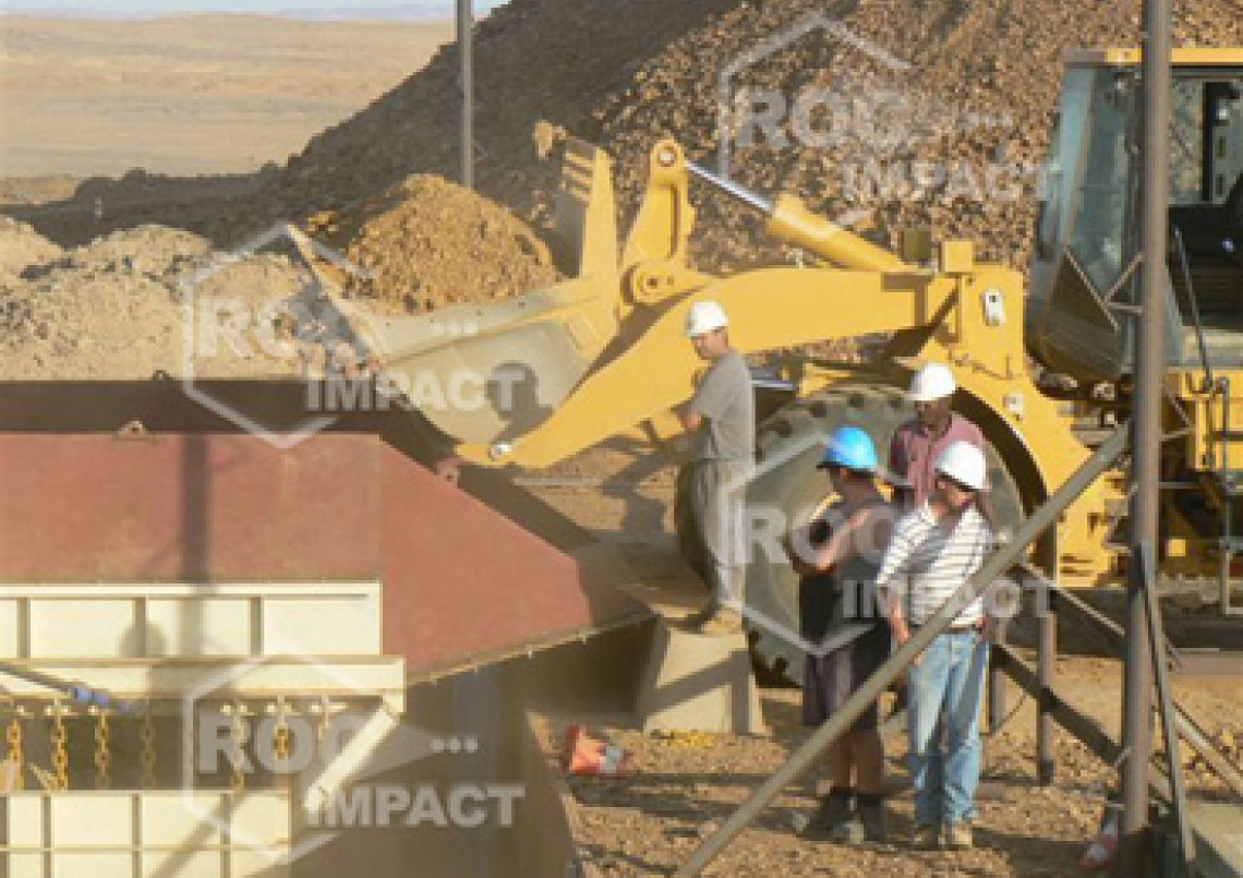 Crushing house at the gold mine in Algeria