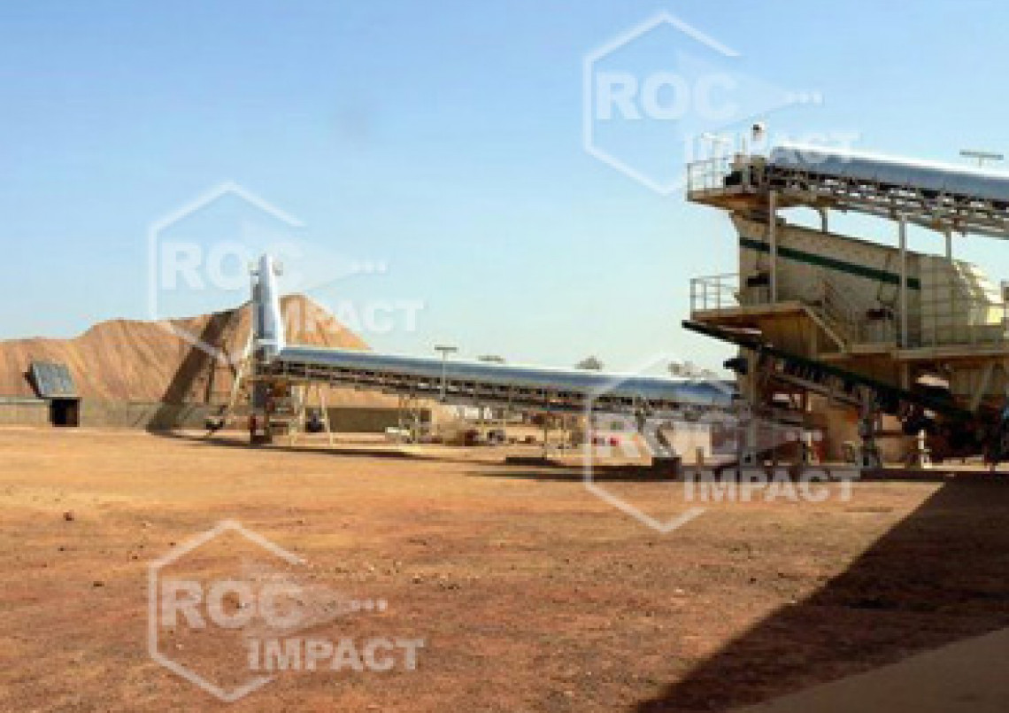 Crushing plant – Gold mine in Burkina Faso (Semafo Mana Gold Mining)