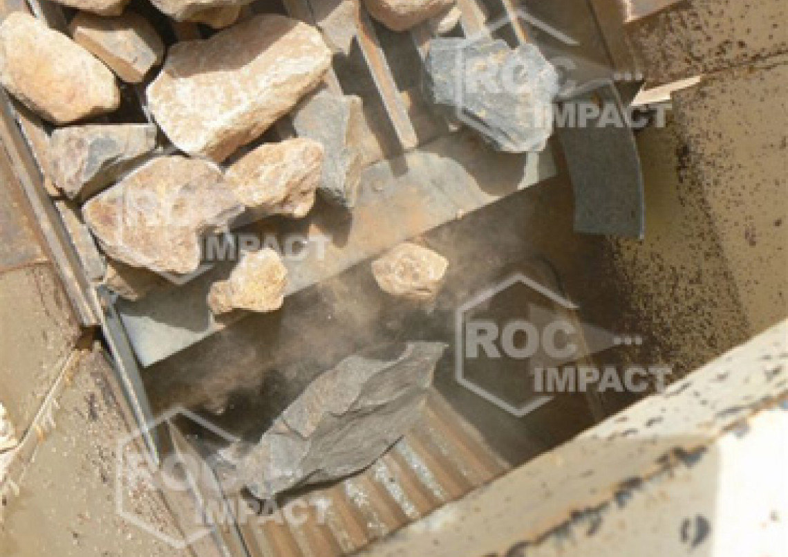 Crushing plant for highway and urban road construction between Agadez Djadjeri and Zinder