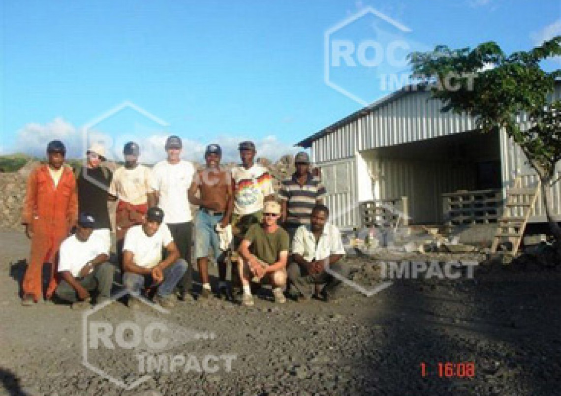 Installation of crushing house for CBE in the Comoros