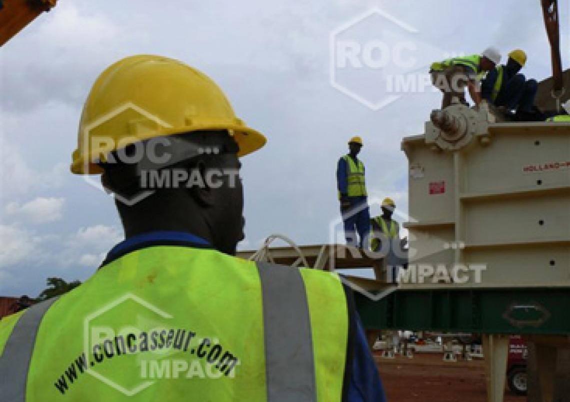 Crushing plant – Gold mine in Burkina Faso (Semafo Mana Gold Mining)