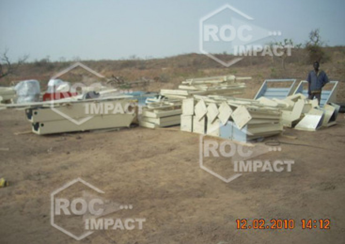 Start of our complete installation in Burkina Faso