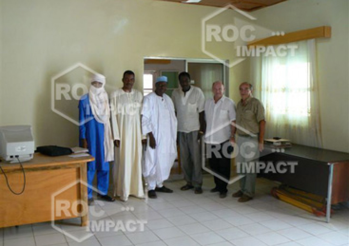 Crushing plant for highway and urban road construction between Agadez Djadjeri and Zinder