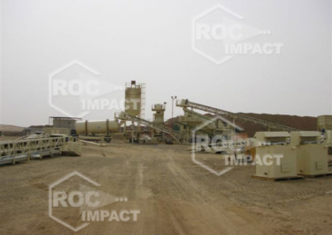 Crushing house at the gold mine in Algeria