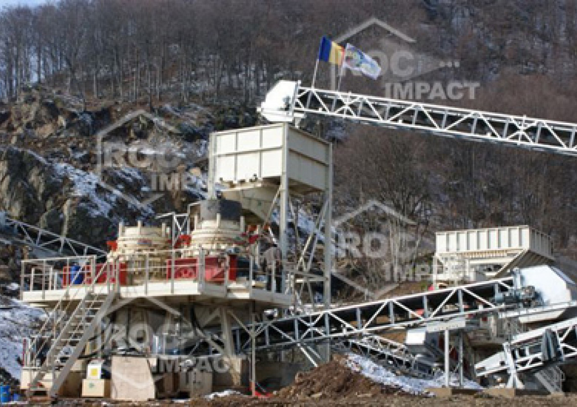 Start of the crushing plant in Romania