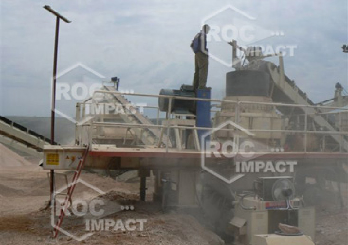 Crushing plant in the Congo