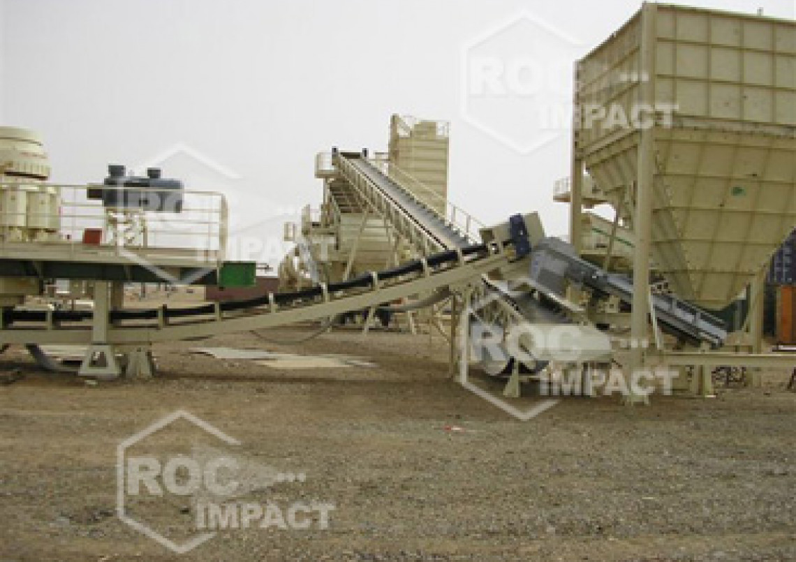 Crushing house at the gold mine in Algeria