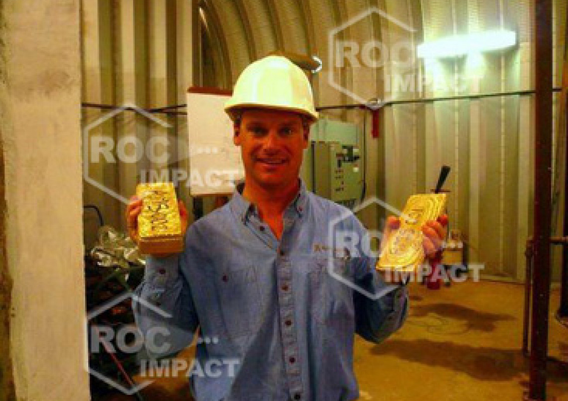 Crushing house at the gold mine in Algeria