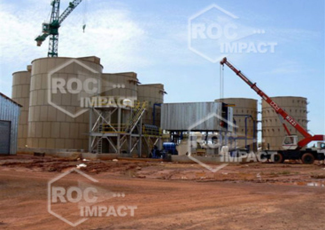 Crushing plant – Gold mine in Burkina Faso (Semafo Mana Gold Mining)