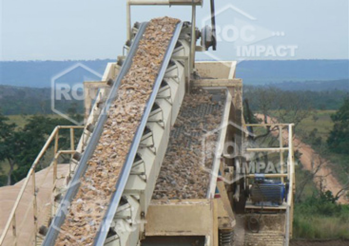 Crushing plant in the Congo