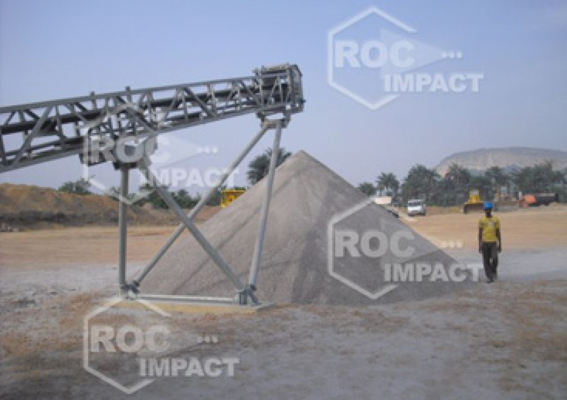 New installation of crushing and screening for the Guinea CONAKRY