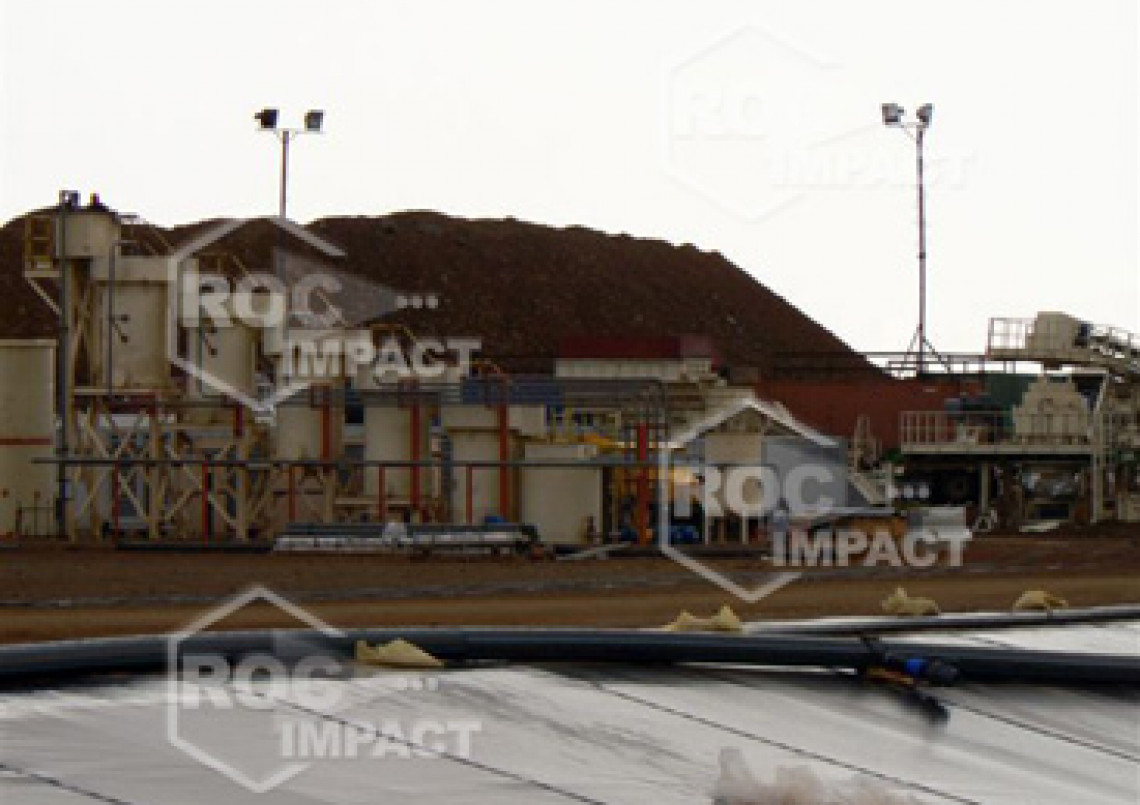 Crushing house at the gold mine in Algeria