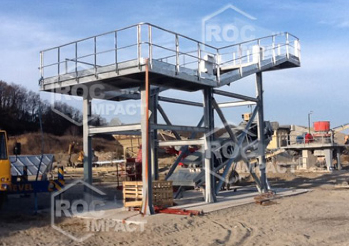 Vibrating screen roc 60.20 12 m² 4 decks