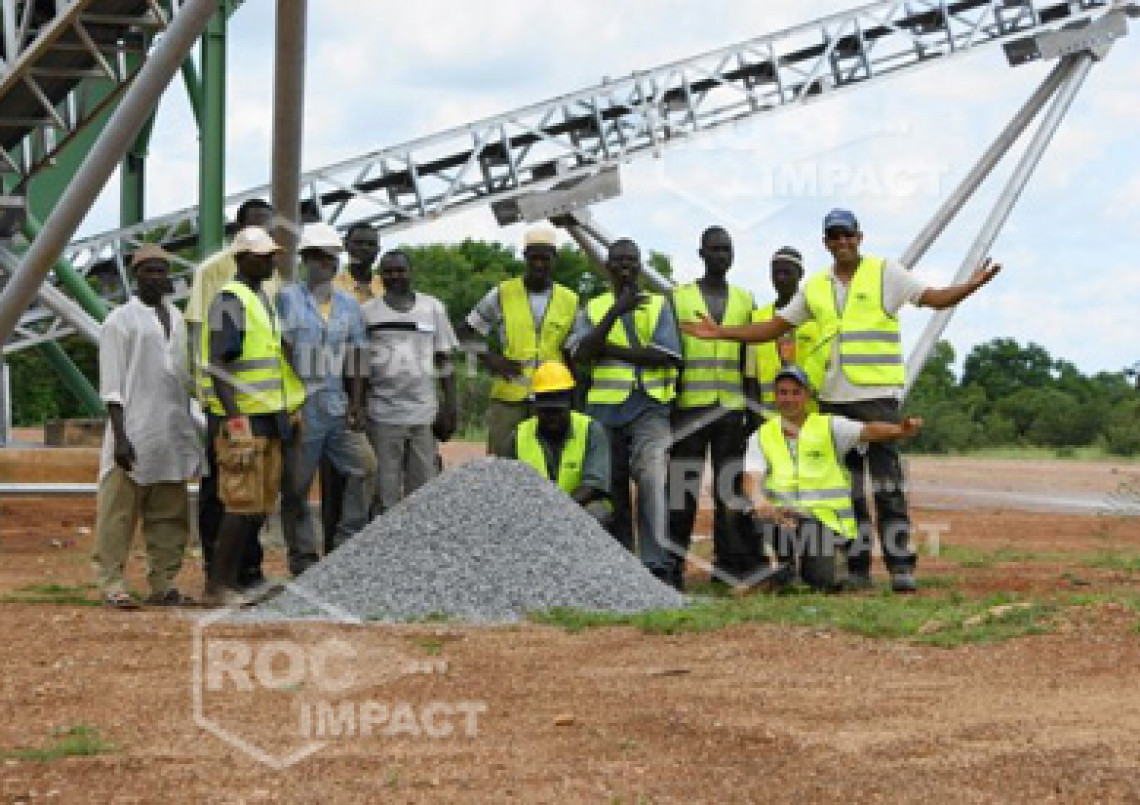 A new crushing and grinding in Burkina Faso