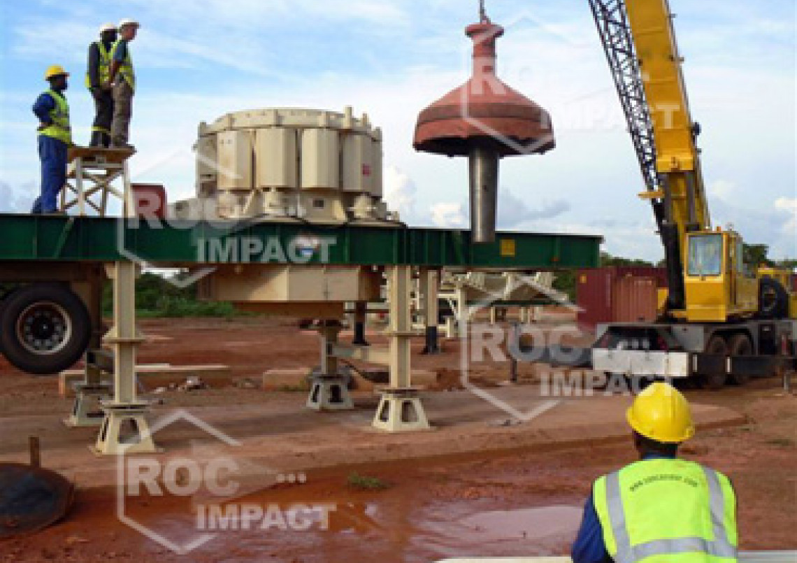 Crushing plant – Gold mine in Burkina Faso (Semafo Mana Gold Mining)