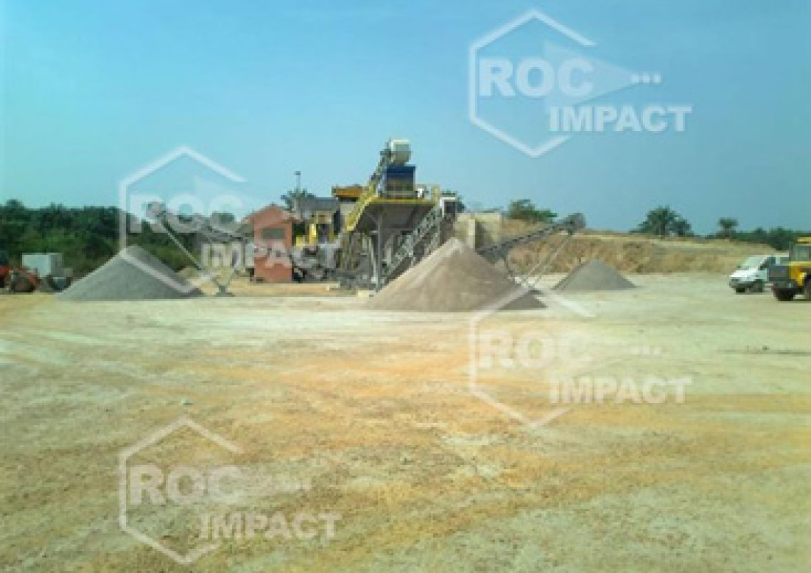 New installation of crushing and screening for the Guinea CONAKRY