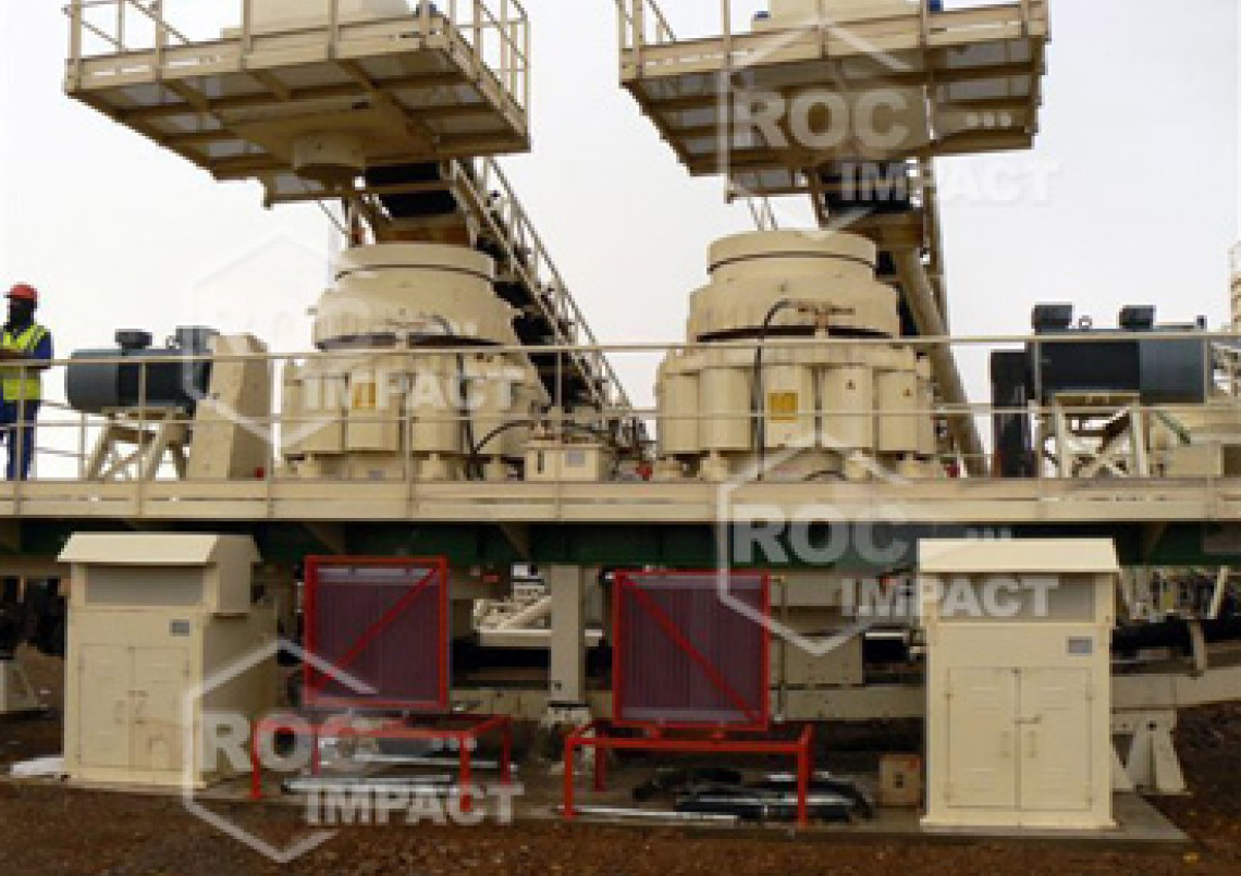 Crushing house at the gold mine in Algeria