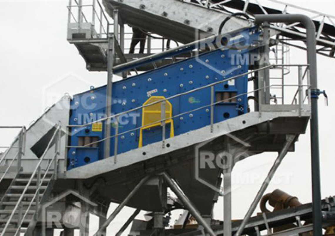 Installation with conveyor screening in France (Loire)