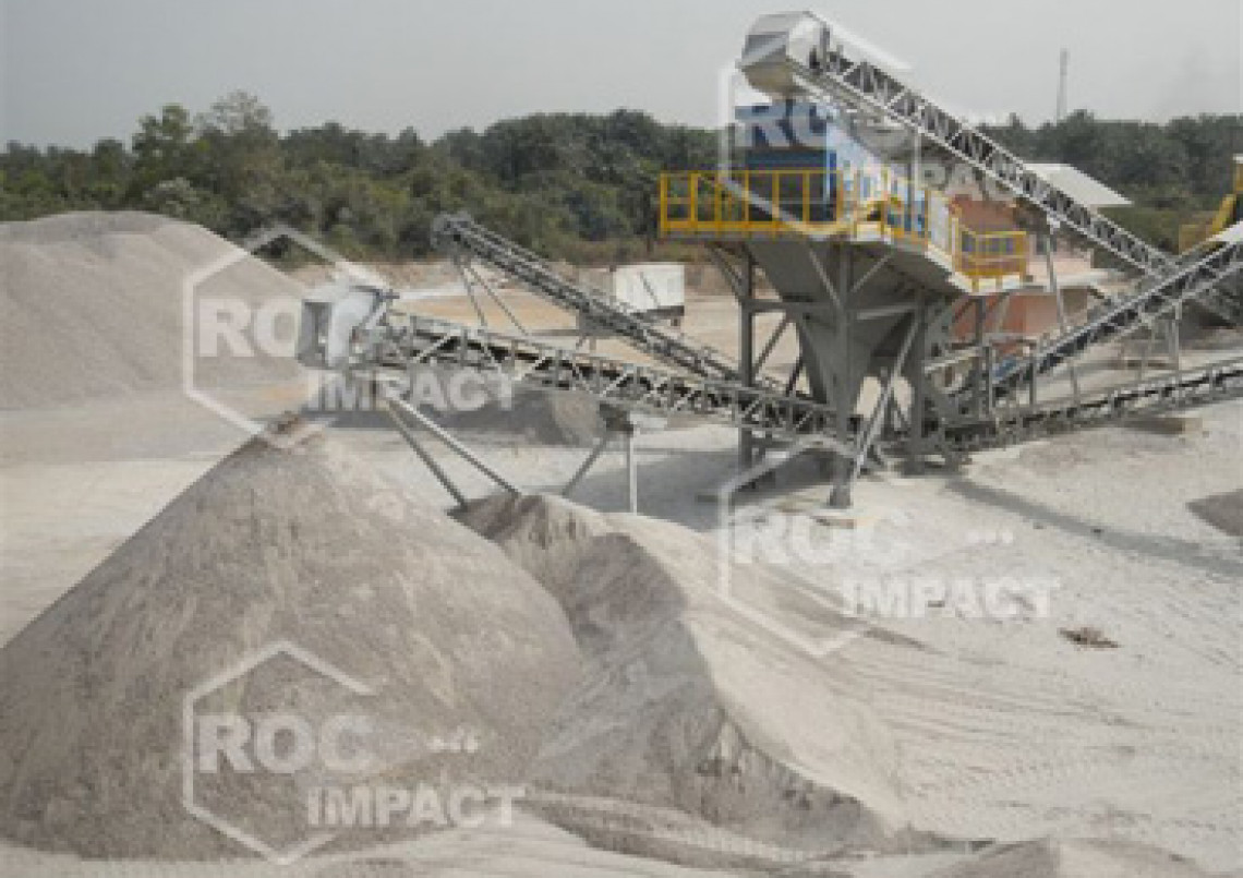 New installation of crushing and screening for the Guinea CONAKRY