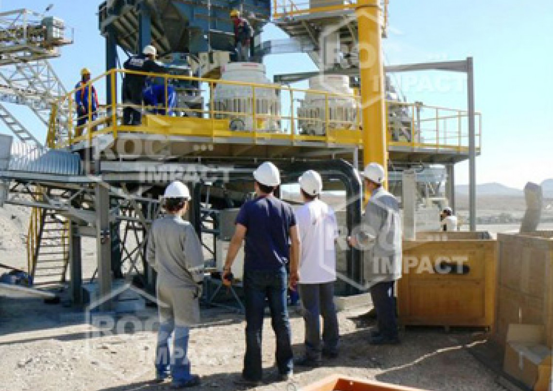 Crushing and screening plant for Akka Gold Mining gold mine in Morocco