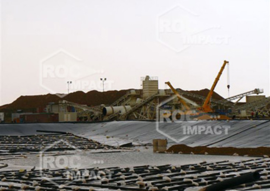 Crushing house at the gold mine in Algeria