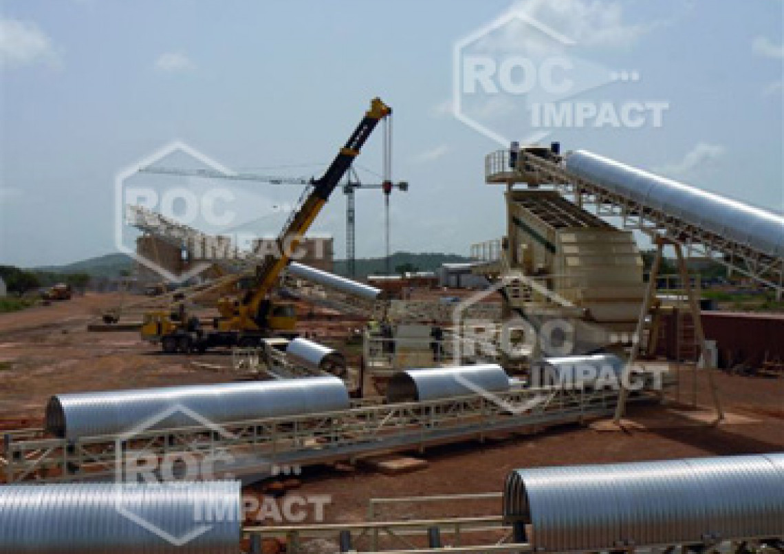 Crushing plant – Gold mine in Burkina Faso (Semafo Mana Gold Mining)