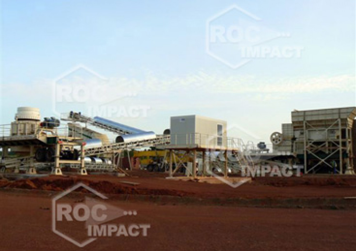 Crushing plant – Gold mine in Burkina Faso (Semafo Mana Gold Mining)