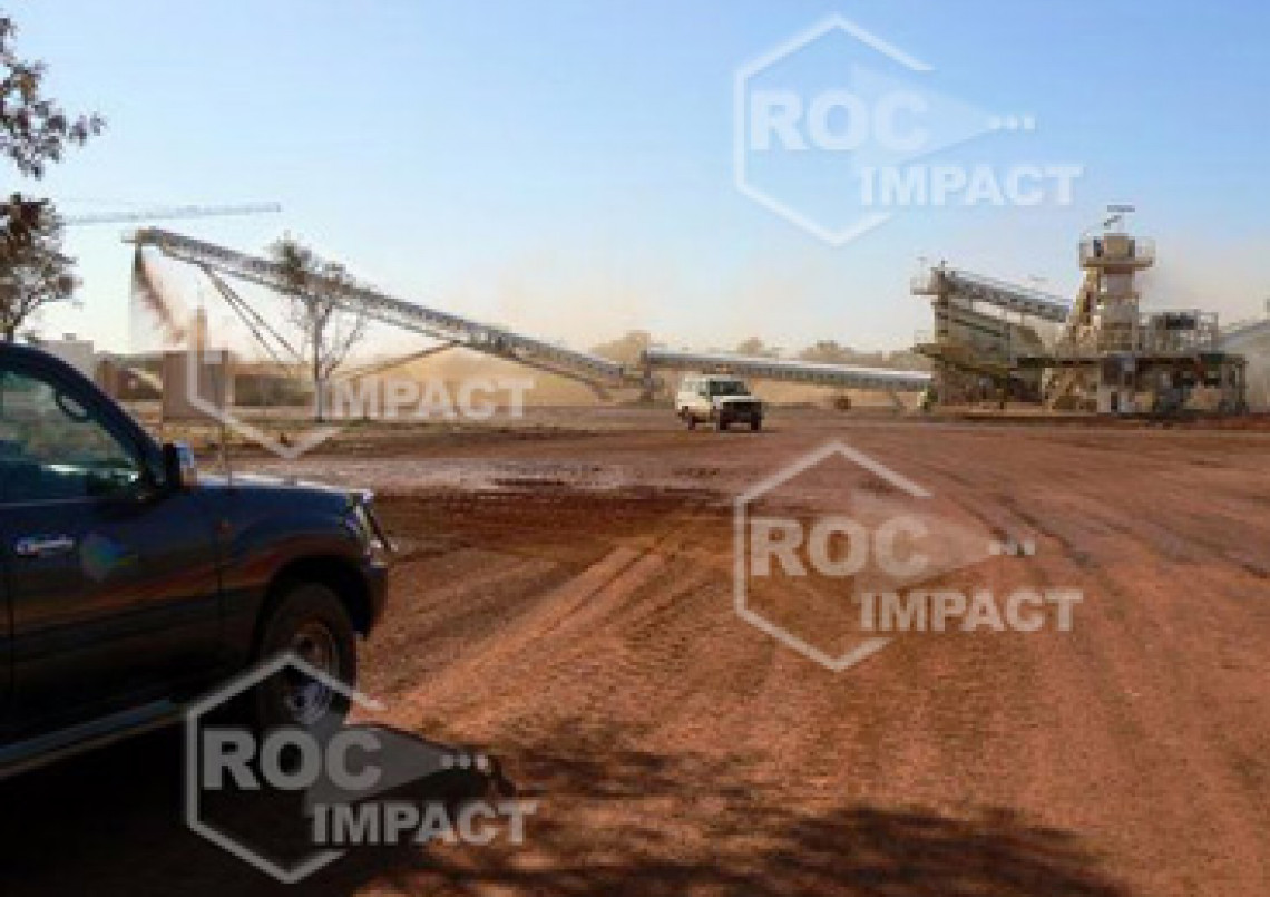 Crushing plant – Gold mine in Burkina Faso (Semafo Mana Gold Mining)