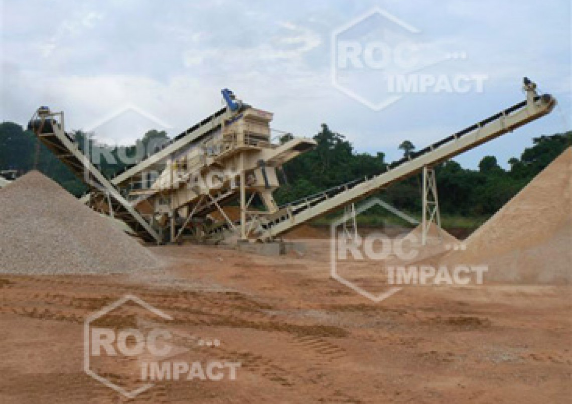 Crushing plant in the Congo