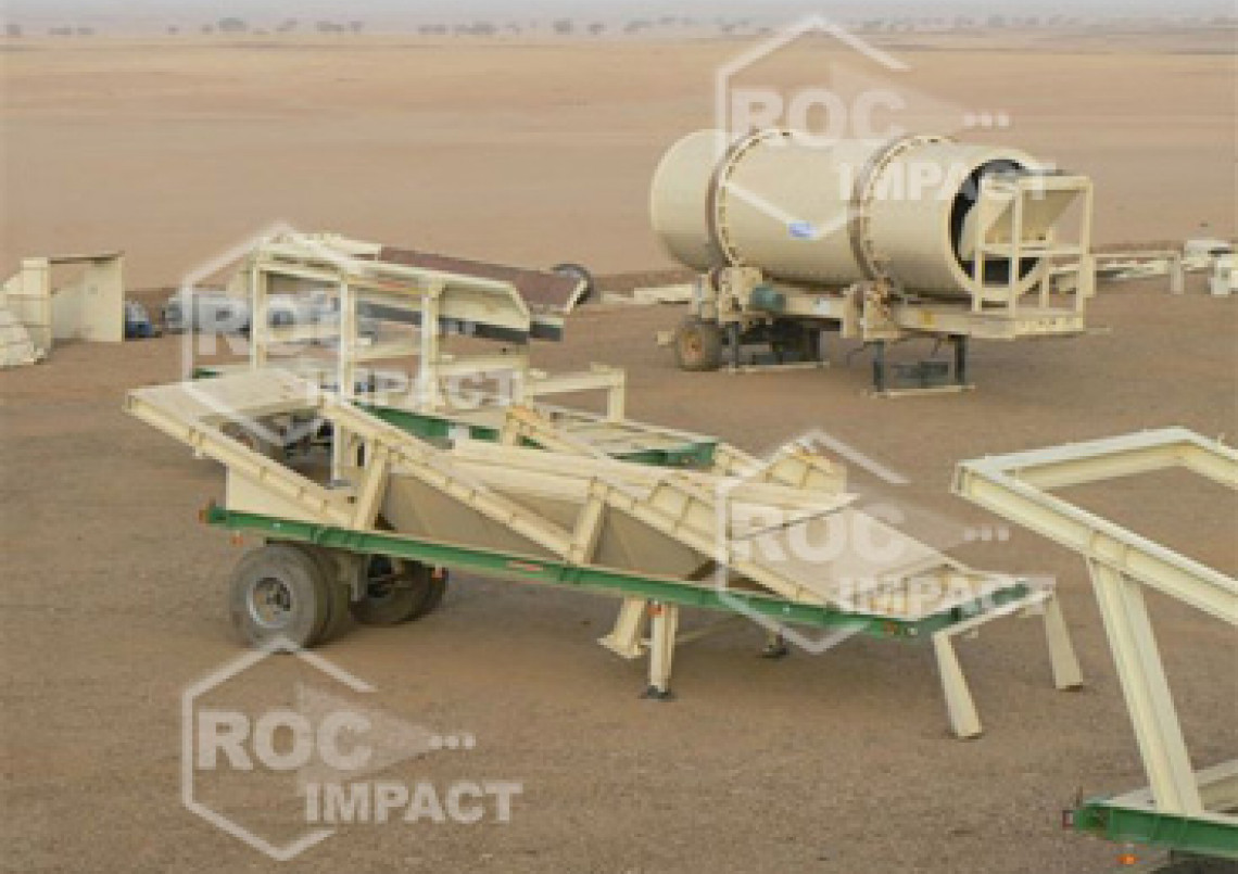 Crushing house at the gold mine in Algeria