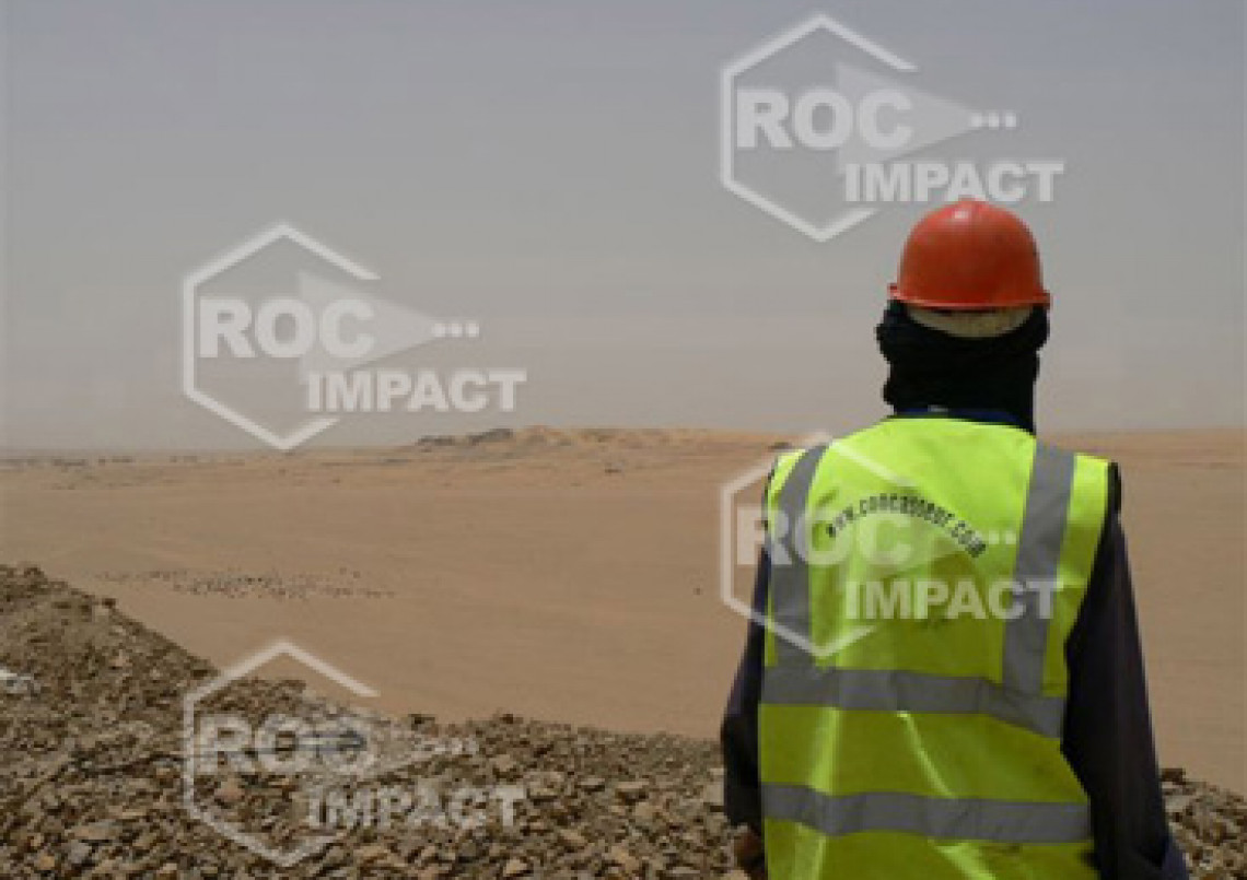 Crushing house at the gold mine in Algeria