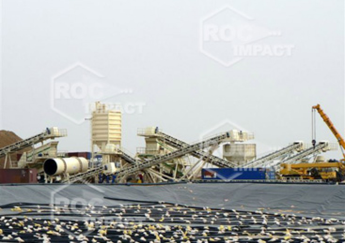 Crushing house at the gold mine in Algeria