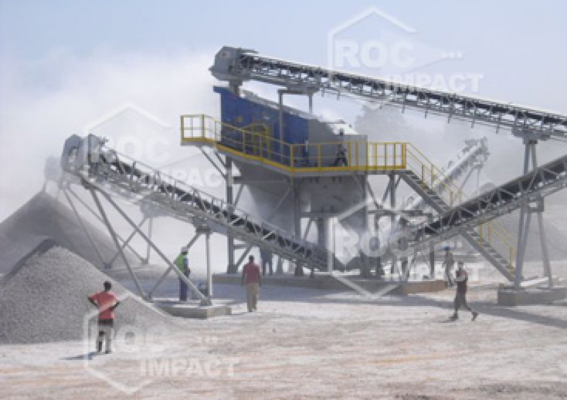 New installation of crushing and screening for the Guinea CONAKRY