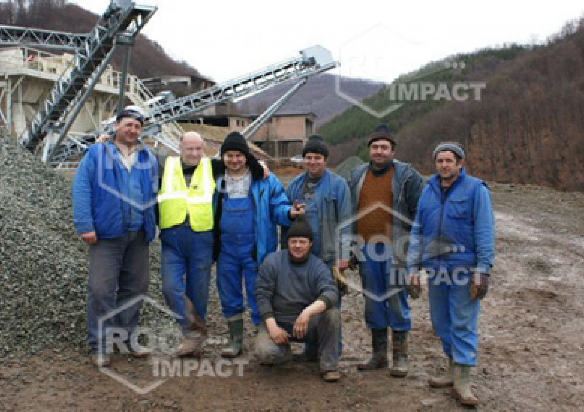 Start of the crushing plant in Romania