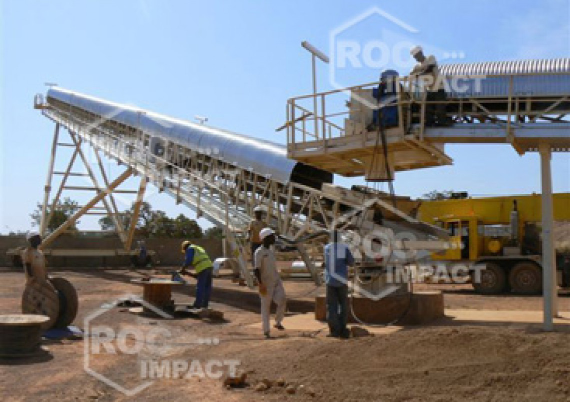Crushing plant – Gold mine in Burkina Faso (Semafo Mana Gold Mining)
