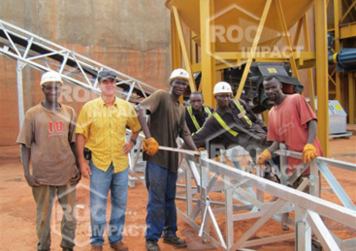 Supplying of conveyors for the gold mine in Mali (conveyor system ROC BELT)