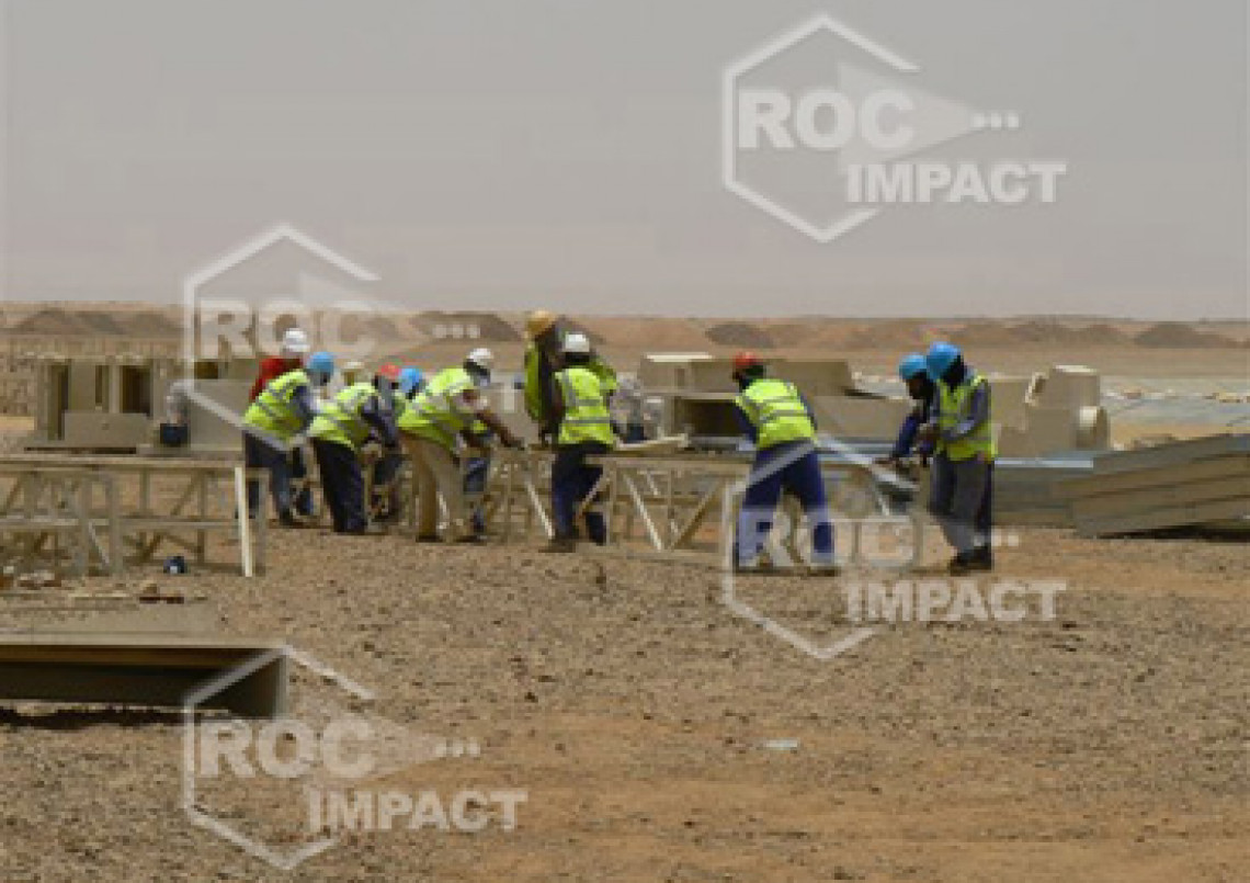 Crushing house at the gold mine in Algeria