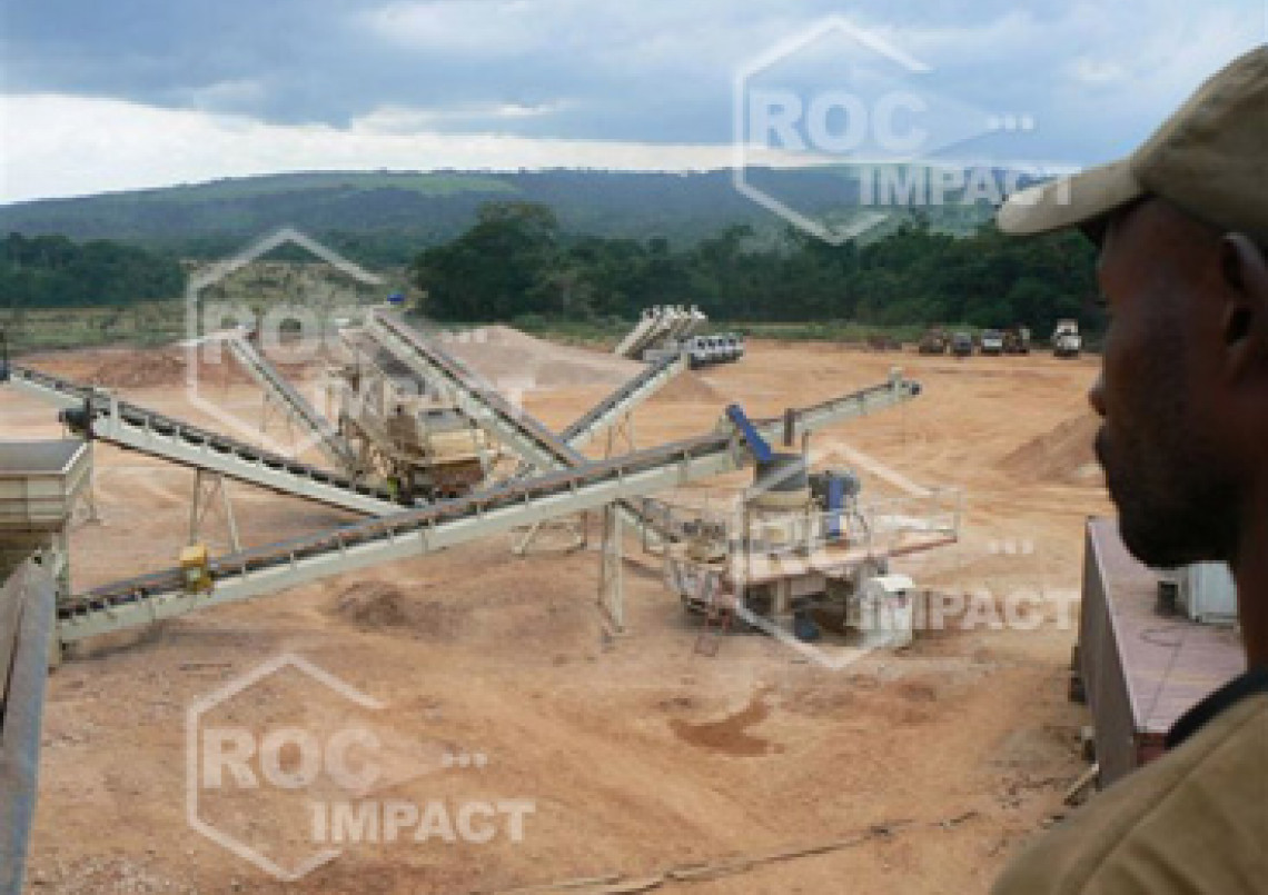 Crushing plant in the Congo