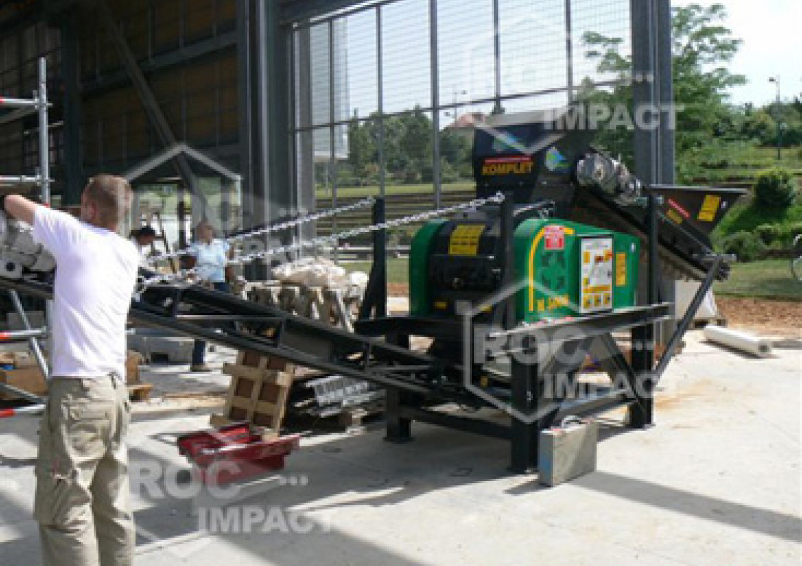 Starting up the M5000 Hammer Crusher