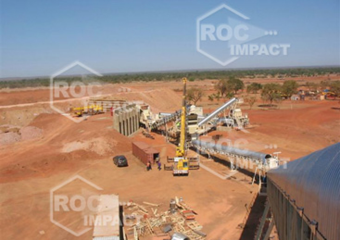 Crushing plant – Gold mine in Burkina Faso (Semafo Mana Gold Mining)