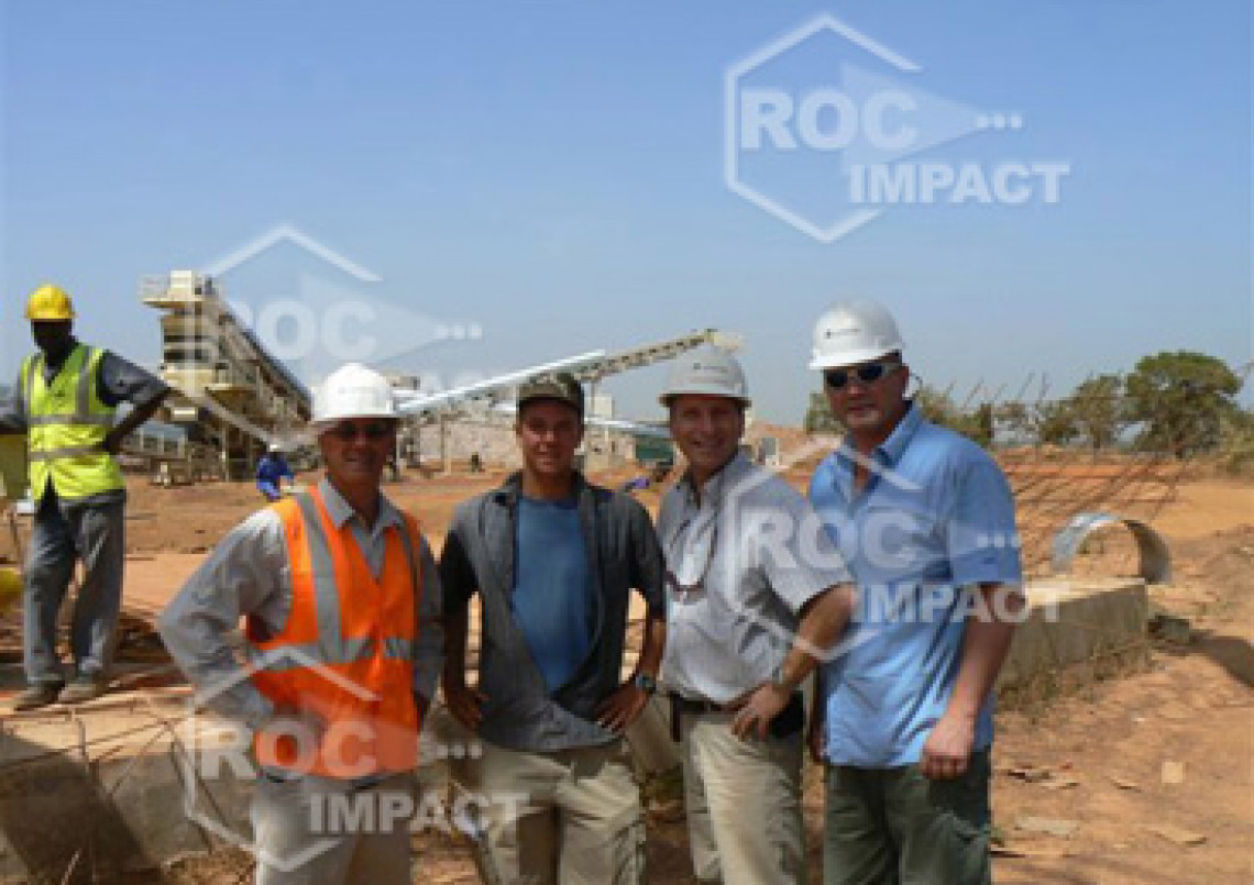 Crushing plant – Gold mine in Burkina Faso (Semafo Mana Gold Mining)