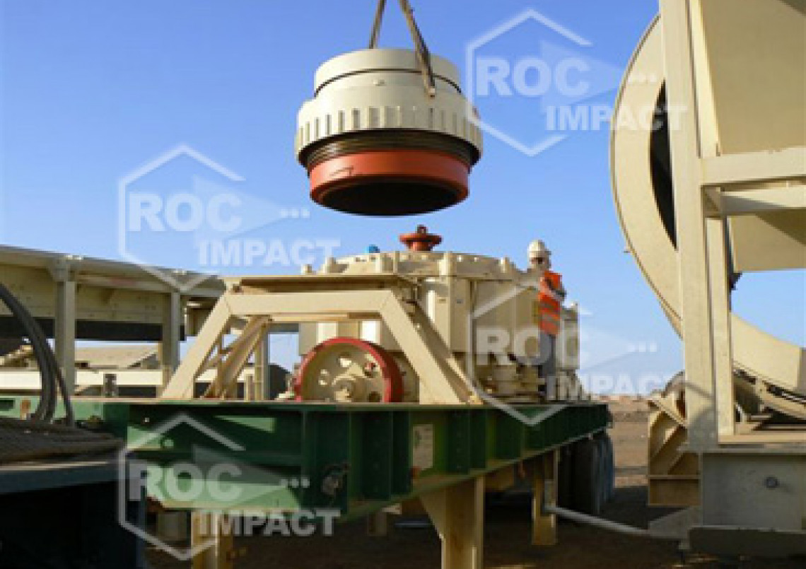 Crushing house at the gold mine in Algeria