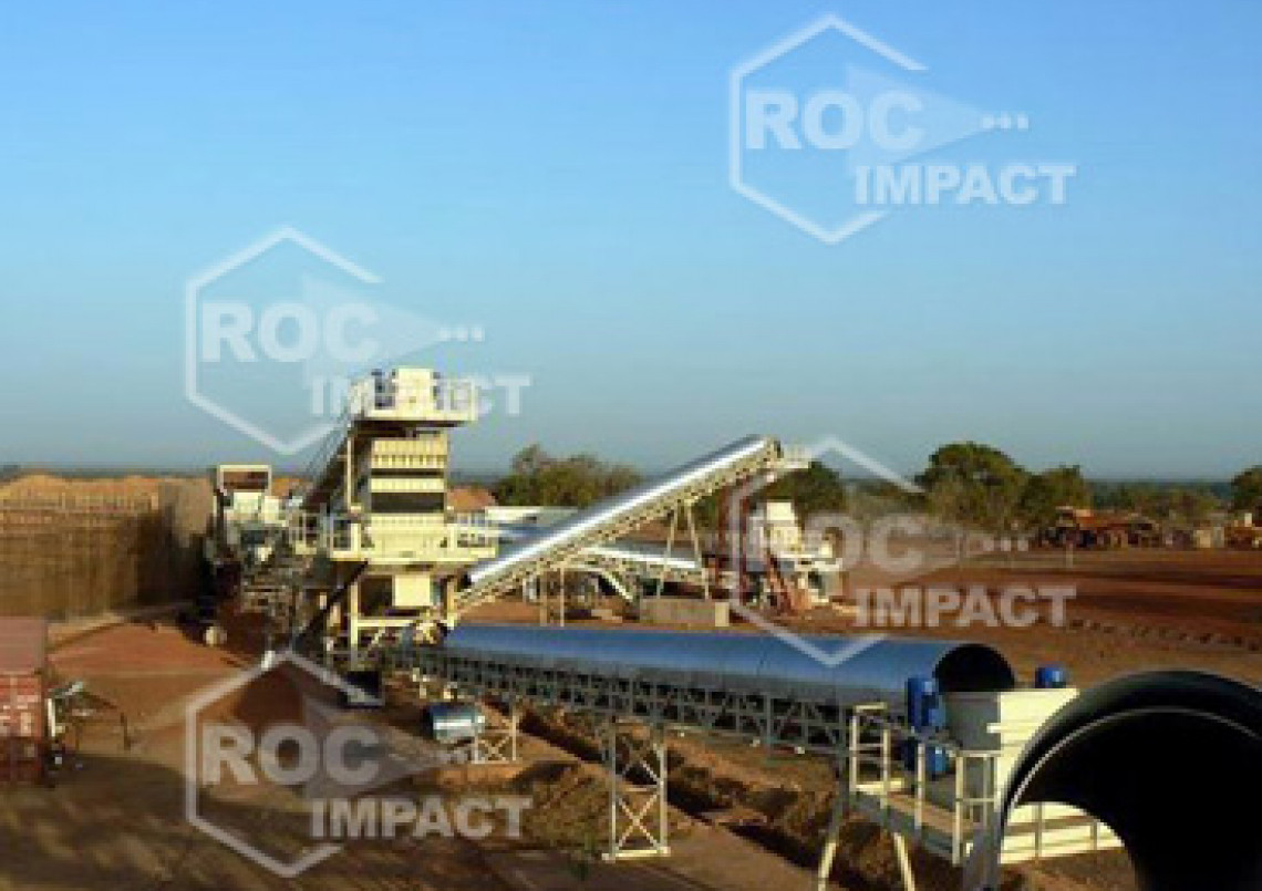 Crushing plant – Gold mine in Burkina Faso (Semafo Mana Gold Mining)