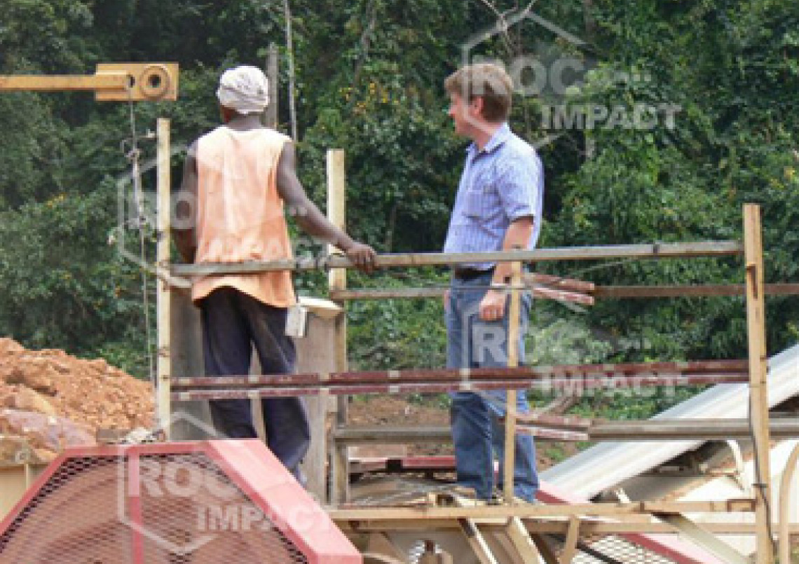 Crushing plant in the Congo