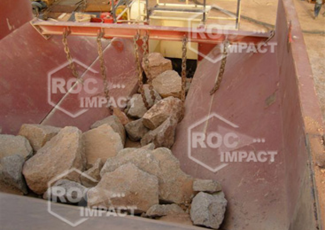 Crushing plant for highway and urban road construction between Agadez Djadjeri and Zinder