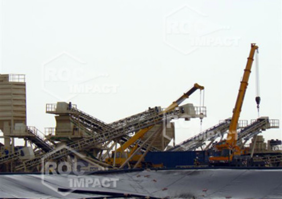 Crushing house at the gold mine in Algeria