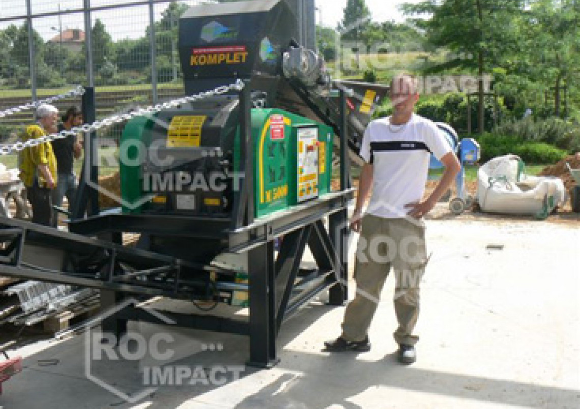 Starting up the M5000 Hammer Crusher