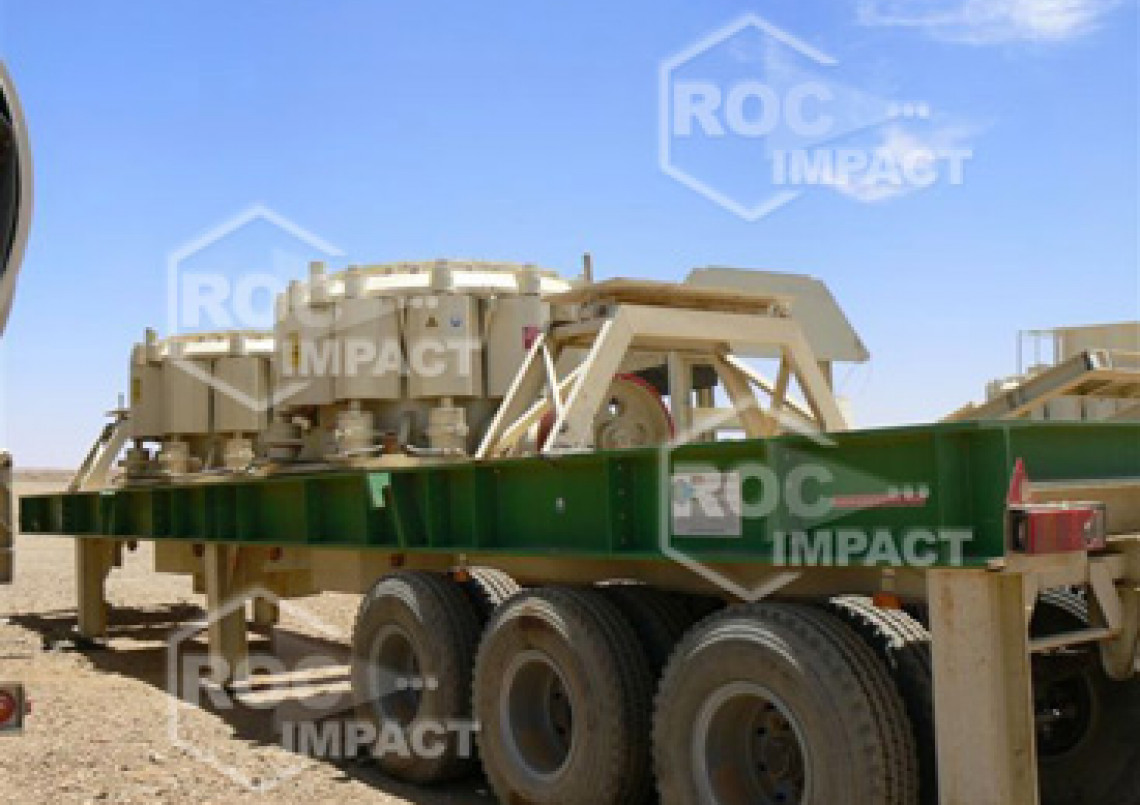 Crushing house at the gold mine in Algeria
